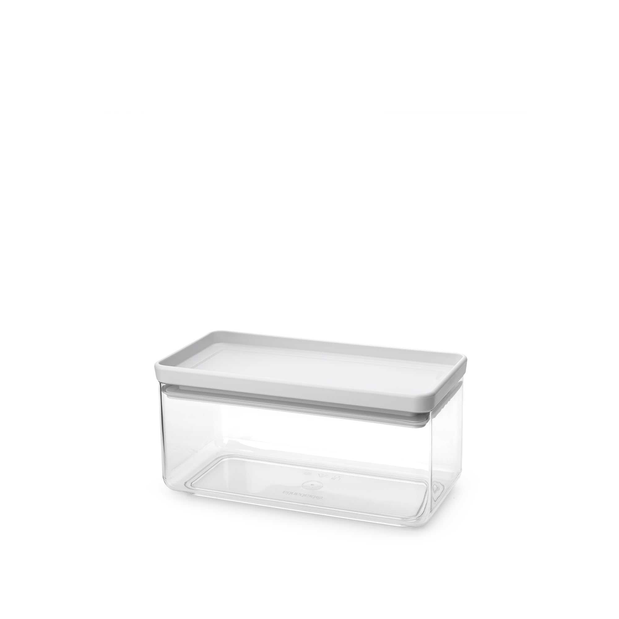 Brabantia Stackable Canister, 1.5 Litre, Tasty+, Light Grey