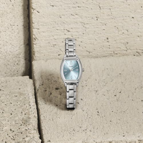 Image of Sonata Poze 8 Quartz Analog with Blue Dial IPS Stainless Steel Strap Watch for Women - SP80166SM01W