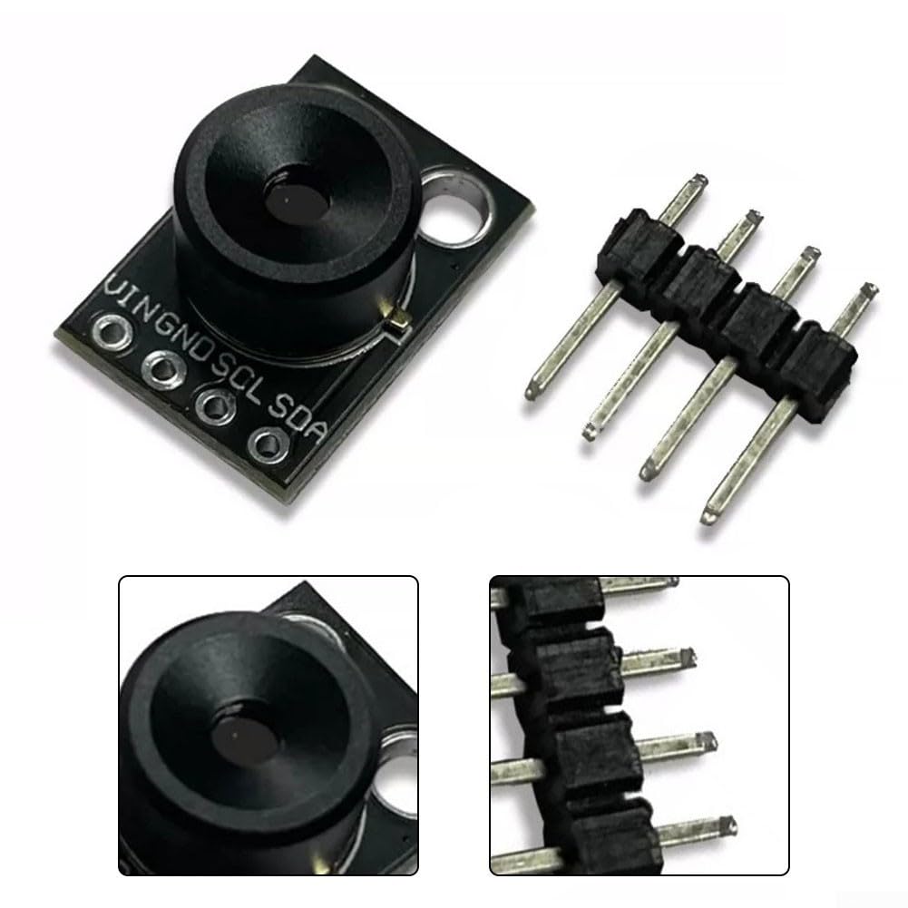 Module de capteur de température infrarouge, MLX90640ESF-BAA/BAB Imagerie thermique pour capteur matriciel, 32 x 24 pixels Far IR Array pour Arduino pour Raspberry Pi (MLX90640ESF-BAA)