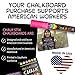 First Day of School Board, Made in USA, 12 in x 12 in, 2-Sided, with Chalk Marker, Magic Eraser, My First Day of Kindergarten Signs, Preschool Back to School Chalkboard, Kids 1st Day Photo Prop Sign