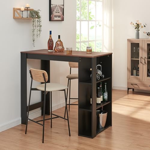 [en.casa] Bartisch Danderyd Bistrotisch Esstisch 120 x 60 x 106 cm...