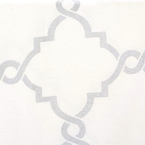 Madison Park Saratoga Single Window Curtain Light Filtering Fretwork Print 1 Panel Grommet Top Drape for Living Room Bedroom and Dorm 50x63 - Image 3