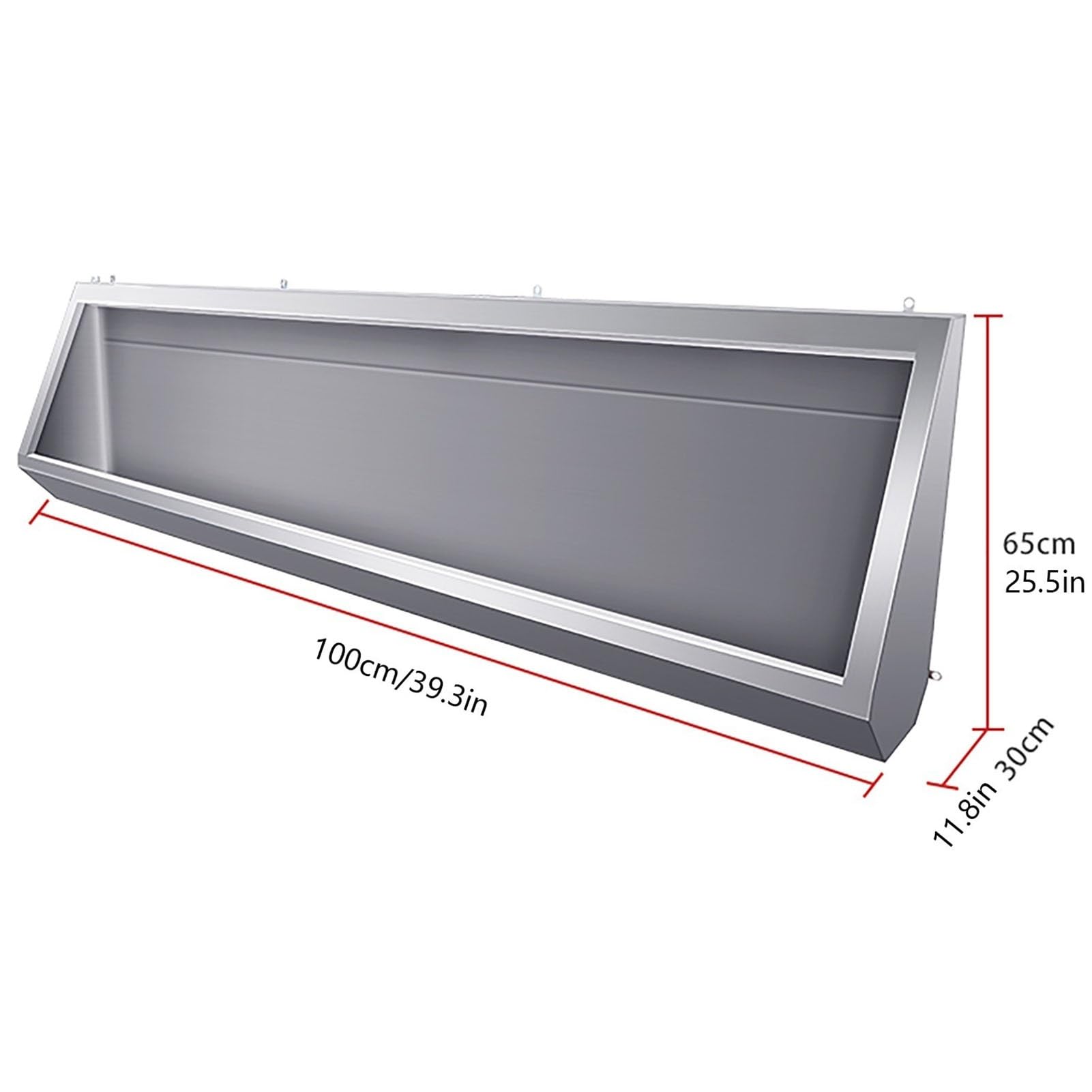 Urinoir mural en acier inoxydable 304 pour homme – Design commercial résistant aux éclaboussures pour les écoles, les bars et les toilettes publiques – & solution hygiénique