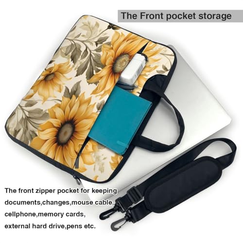 Funda Maletín para Portátil con Estampado Floral Retro miniatura 5