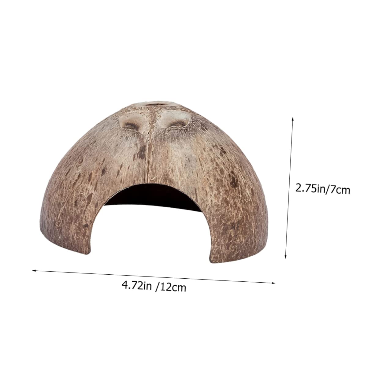 Levemolo 2 Pack Tortoise Enclosure Turtle Terrarium Decor Reptile Tank Shelter Wear-Resistant Resin Cave