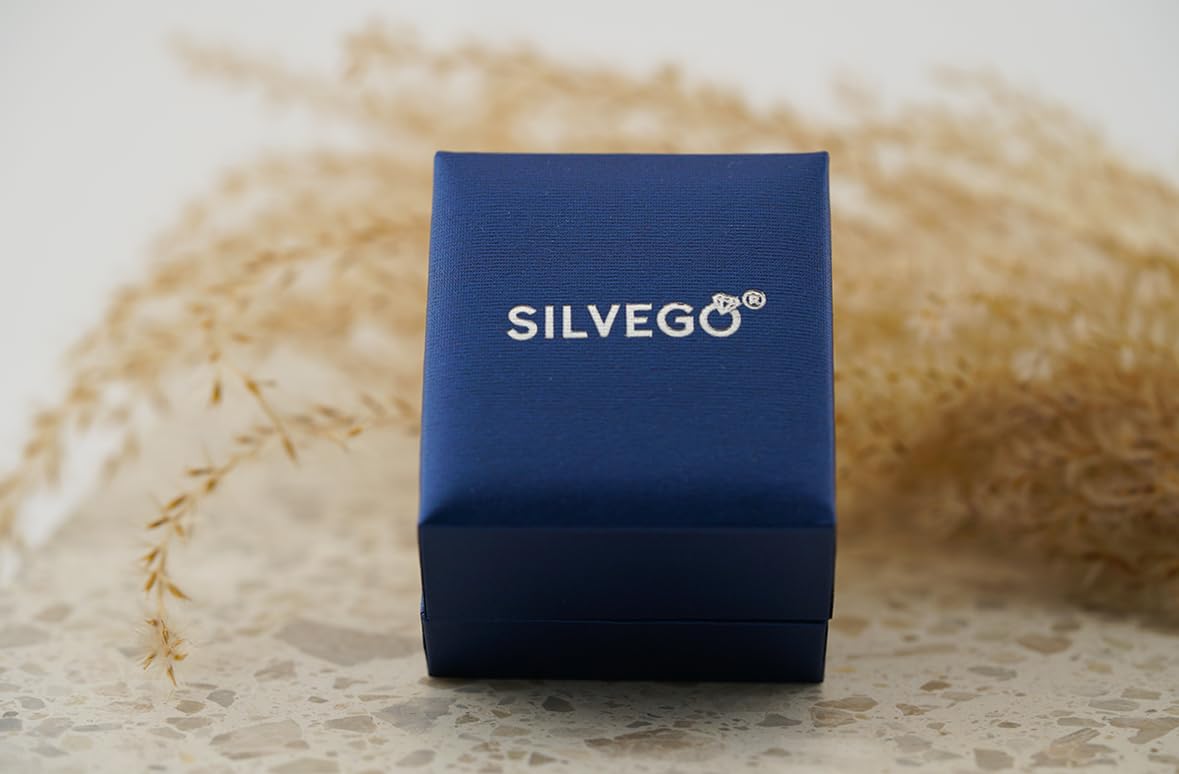 SILVEGO FNJR085sw Verlobungsring 925 Sterling Silber Swarovski Zirconia
