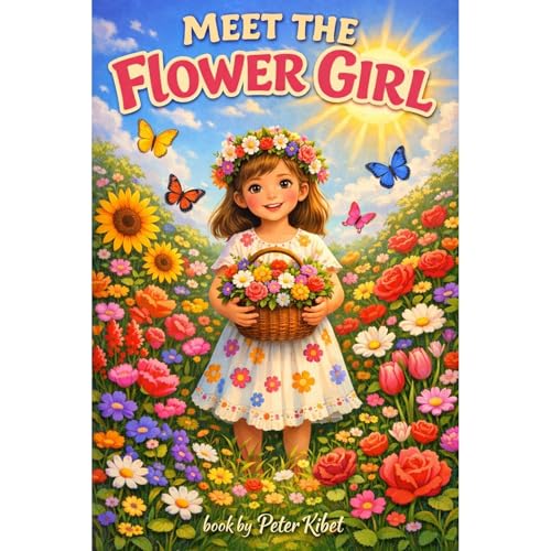 MEET THE FLOWER GIRL Audiolibro Por Peter Kibet arte de portada
