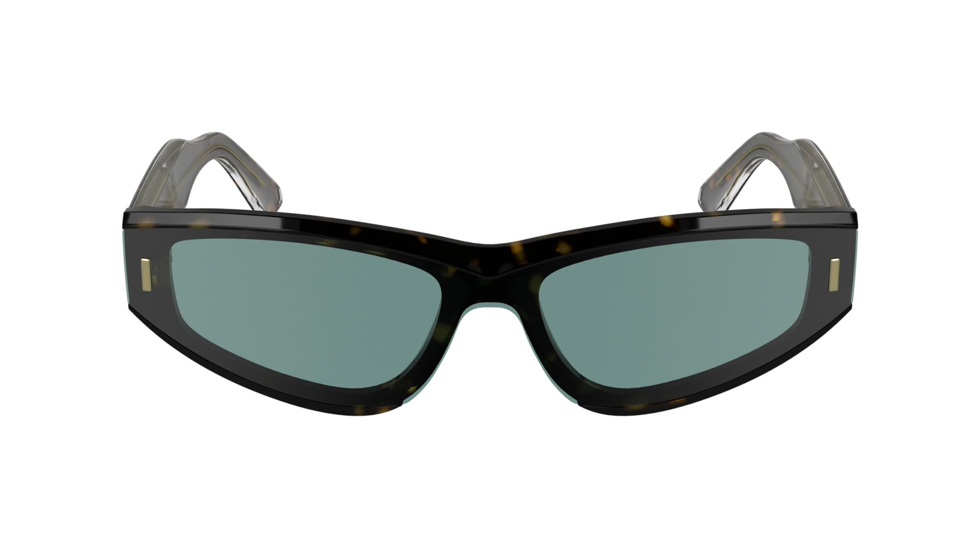 Calvin Klein Unisex Adult Sunglasses CK24534S - Dark Havana with Solid Light Azure Lens