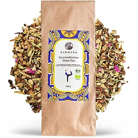 QIDOSHA® Ayurveda Pitta-Tee bio, 150 g loser Kräutertee in BIO-Qualität Cover