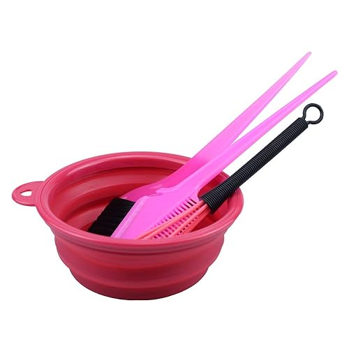 Miniatura 9 de KOENWEENI Kit de 4 piezas de tinte para el cabello, incluye cepillos de teñido para el cabello, mezclador de peine de cola afilada para colorear el