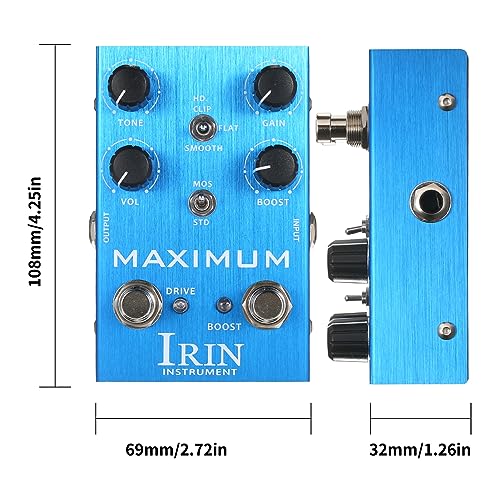 Jemora Pédale d’effet de guitare Overdrive 2 commutateur de Mode à bascule commandes de tonalité/Gain/Volume/Boost pour guitare électrique-maximum - Les Beatles, Paul McCartney, John Lennon, RIngo Starr, George Harrison Jemora Pédale d'effet de guitare Overdrive 2 commutateur de Mode à bascule commandes de tonalité/Gain/Volume/Boost pour guitare électrique-maximum – Image 8