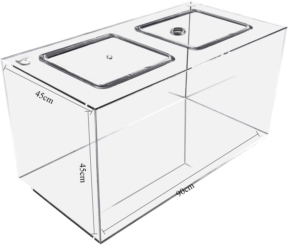 Amazon.co.jp: Aoasious アクリル水槽 ER68耐震水槽 90x45xH45cm T8mm