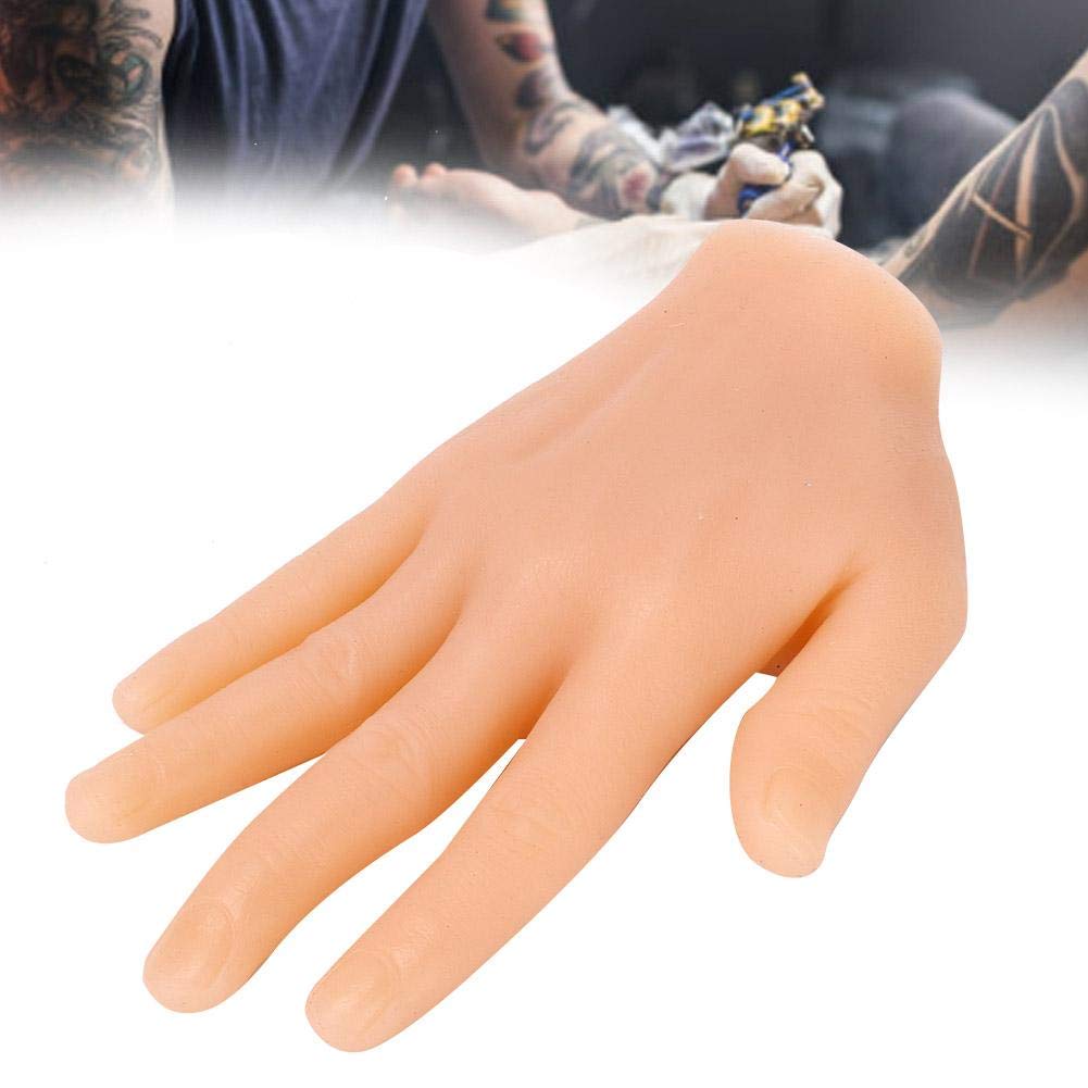 Dioche Silicone Practice Hand Life Sized Fake Hand Dummy Fake Skin for and Beginners(right hand)