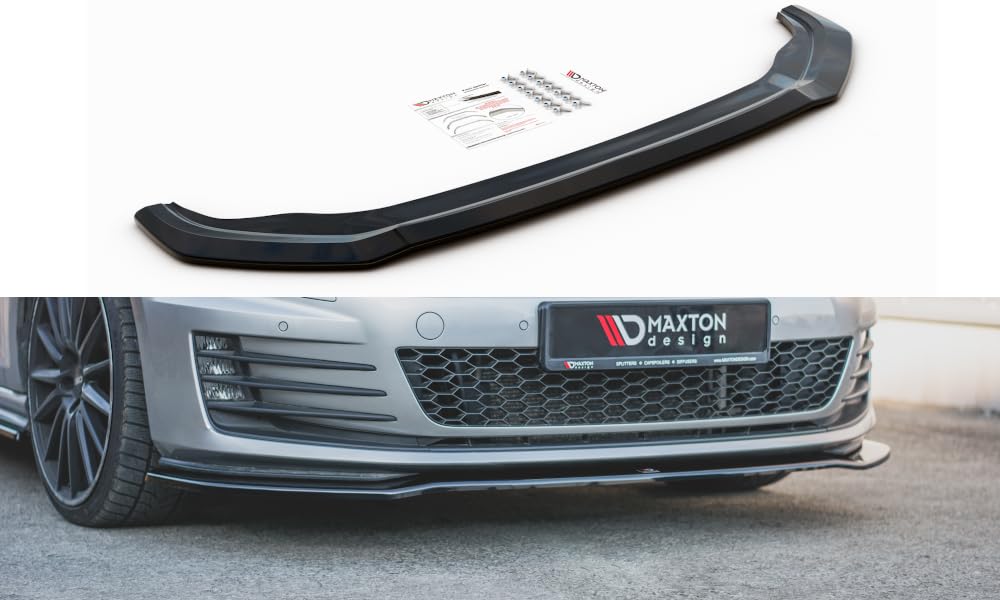 Maxton Design Frontlippe V.2 für VW Golf 7 GTI/GTD (2012-2016) Hochglanz schwarz