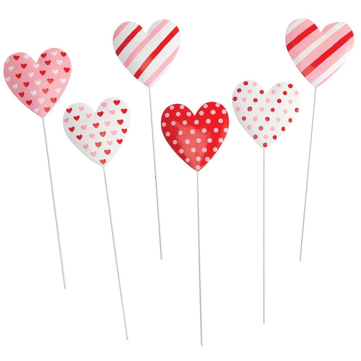 Amazon.com : Heart Garden Stakes Set: Charming Valentine's Décor