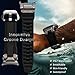 ULTIMAL Watch Band for Samsung Galaxy Watch Ultra 47mm(2025/2024) Compatible with Samsung Watch Strap Bands for Men Sport Bands for Watch Rugged Premium TPU & Metal (Black+Silver)