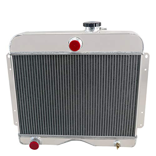 OzCoolingParts 4 Row Core All Aluminum Radiator for 1946-1964 47 48 49 50 51 52 53 54 55 56 57 58 59 60 61 62 63 Jeep Willys Truck/Willys Station Wagon L4 L6 Gas Manual - Thumbnail 2