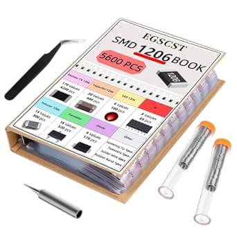 1900pcs Mega Electronic Component Kit Assortment Capacitors Resistors