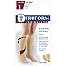 Truform 30-40 mmHg Compression Stockings for Men and Women, Knee High Length, Closed Toe, Beige, Large
