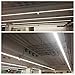 Barrina LED Shop Lights for Workshop 4FT, Super Bright White, 45W 4800LM 6500K, Frosted Cover, 4FT LED Light Fixture Cord with ON/Off, Linkable LED Shop Light for Garage, Ceiling, Basement, 2 Packs