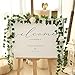 CEWOR 14 Pack 98 Feet Fake Ivy Leaves Artificial Garland Greenery Hanging Plant Vine for Bedroom Wall Decor Wedding Party Room Aesthetic Stuff