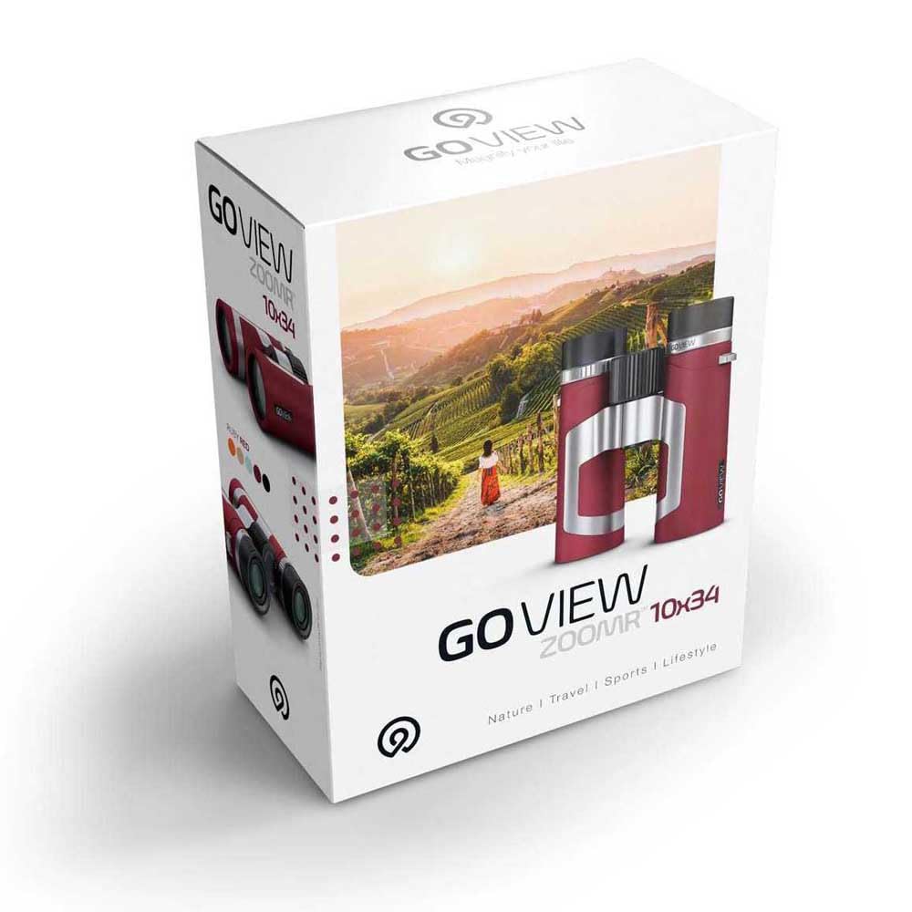 Goview Binocolo Zoomr 10x34 Corpo in magnesio Arancione