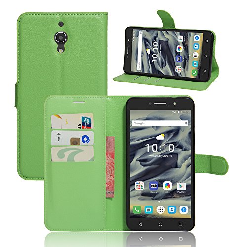 Funda® Capirotazo Billetera Funda para Alcatel PIXI 4 6inch (4G) (Patrón 4)