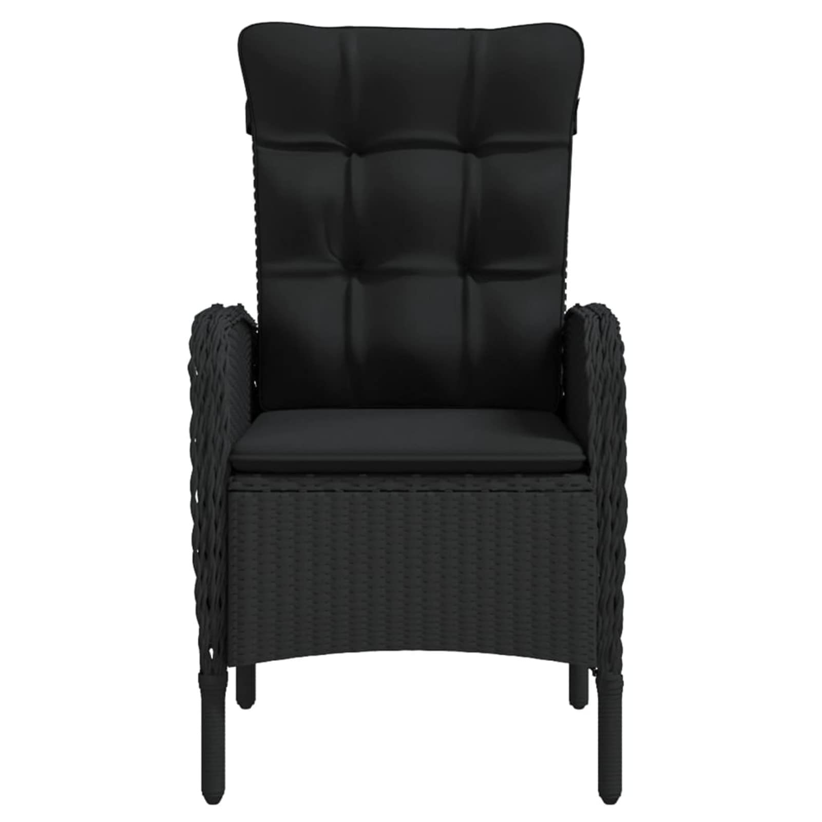 3099370 Set da Pranzo da Giardino 9 pz con Cuscini Nero Testata in Legno,Testata Letto Matrimoniale Muebles Dormitorio Spalliera Letto Testiere per Letto Matrimoniale