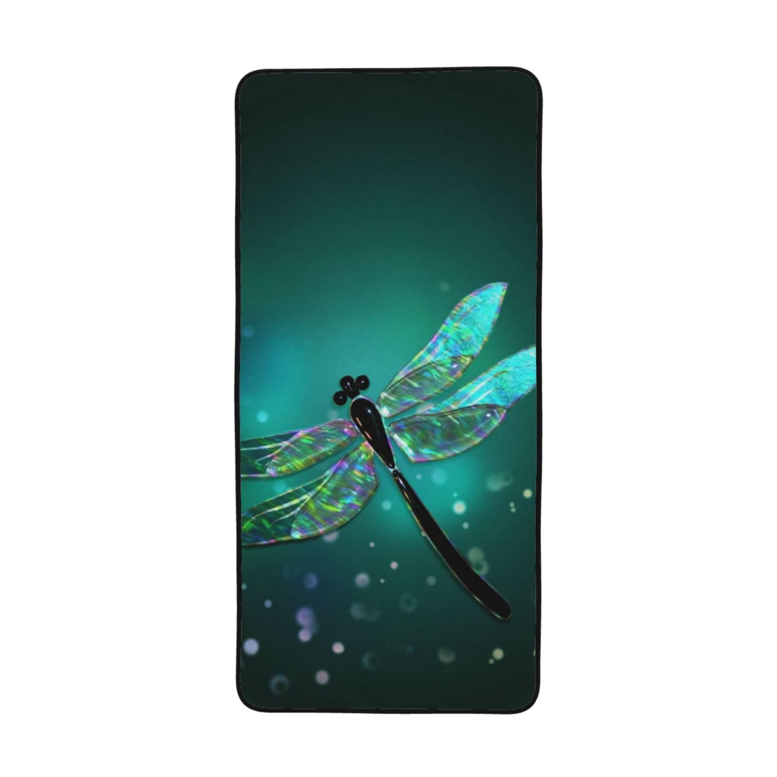 Galaxy Animal Dragonfly drukowany koralowy aksamitny ręcznik kąpielowy ręcznik plażowy