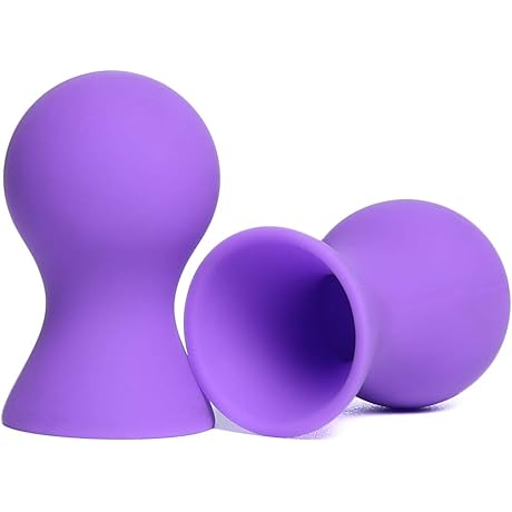 Silicone Nipple Suckers, Sucking Body Massage Rubber Couple Funny Breast Pump