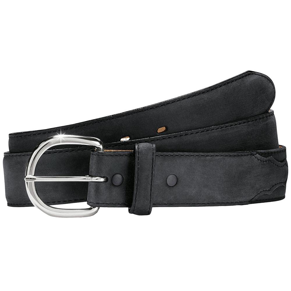Silver Creek Classics Black Classic Western Belt (34)