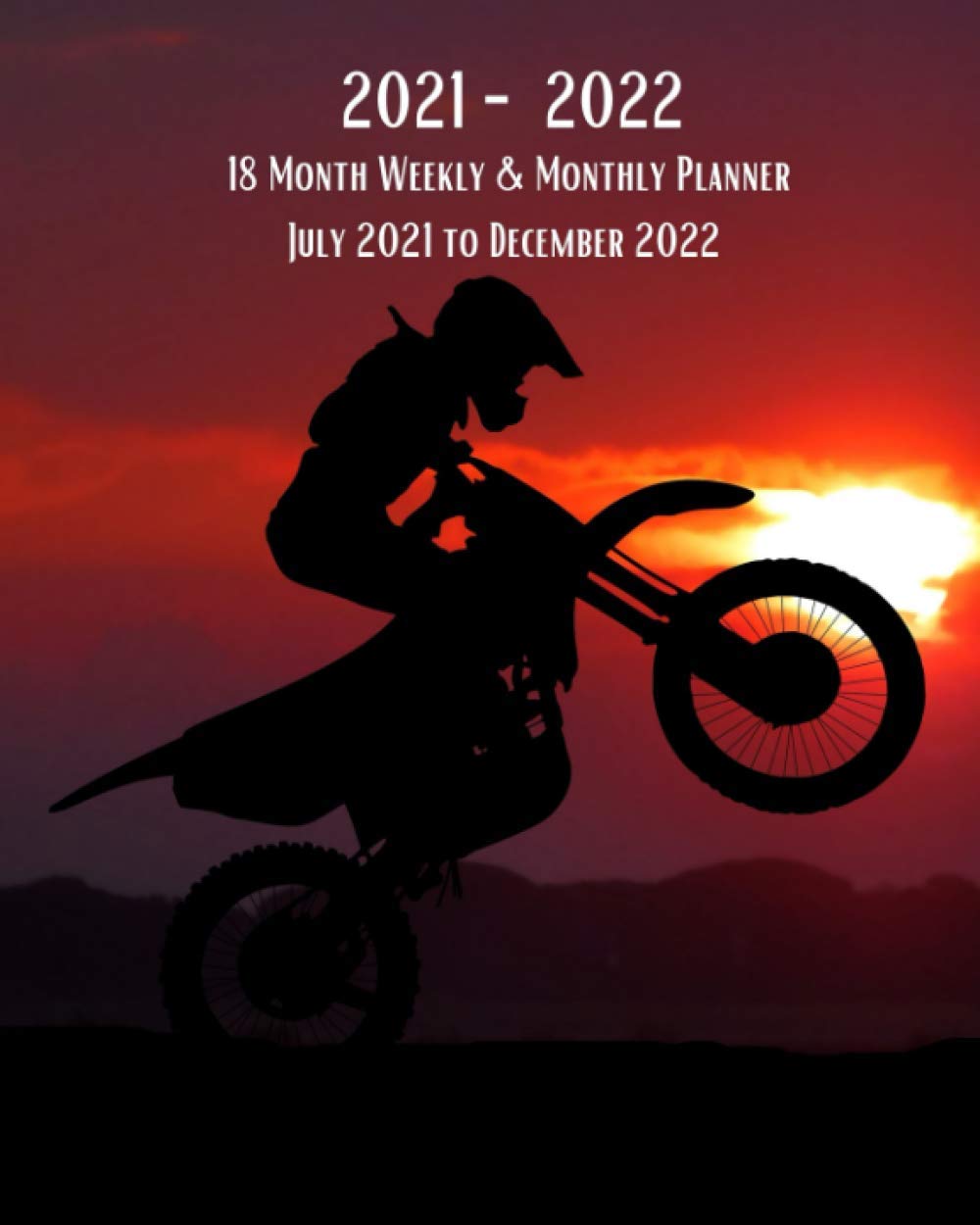 Buy 2021 2022 18 Month Weekly & Monthly Planner July 2021 to December