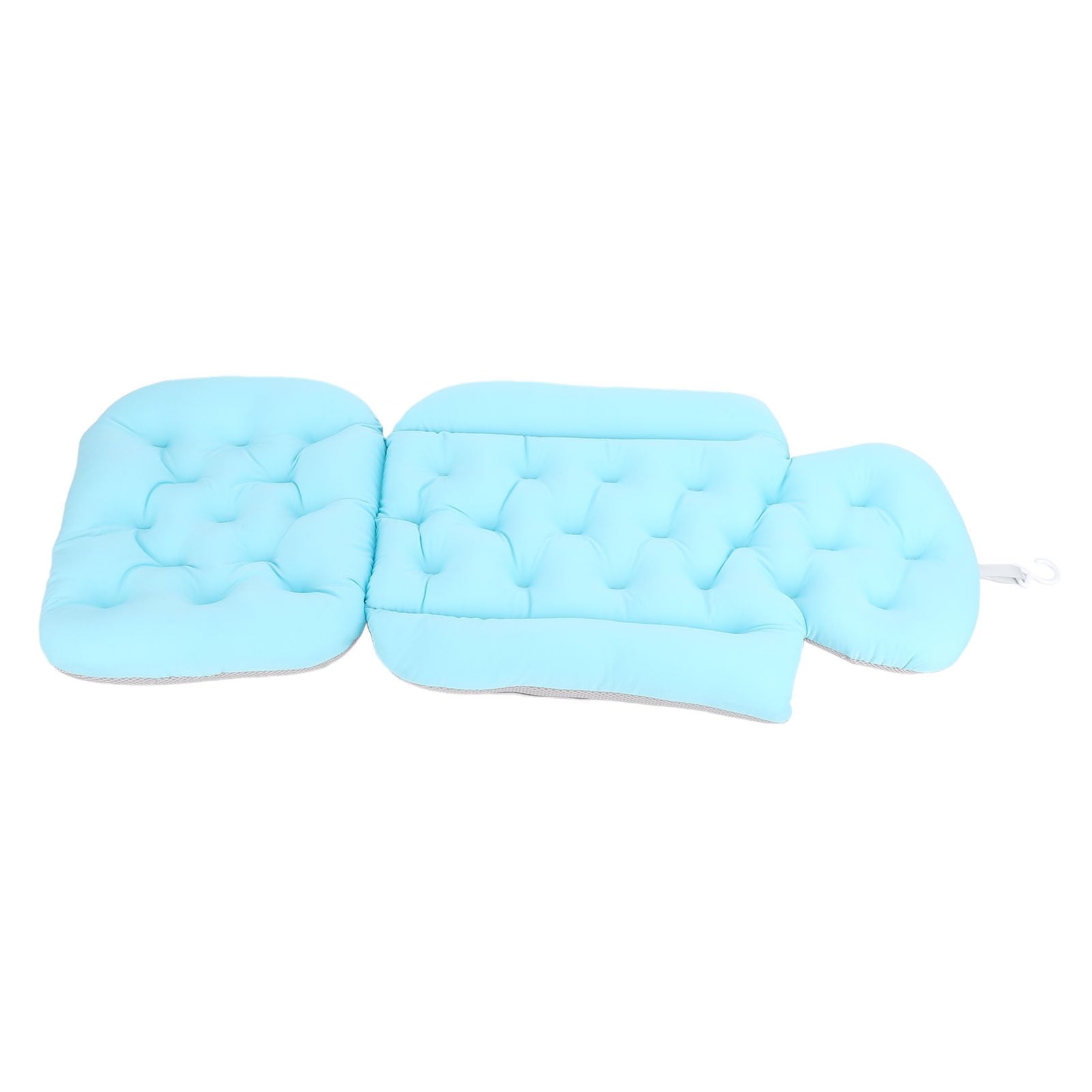 Almohada de Baño de Cuerpo Completo, Cojín Suave para Bañera con Soporte para el Cuello para una Experiencia de Baño Cómoda, Azul