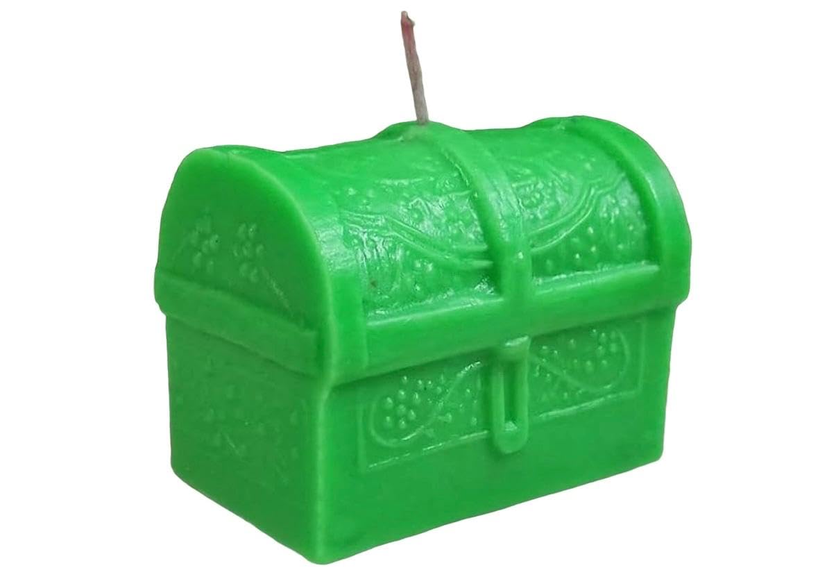 Phobis Green Treasure Box Chest Candle (Pack of 1)-image-30