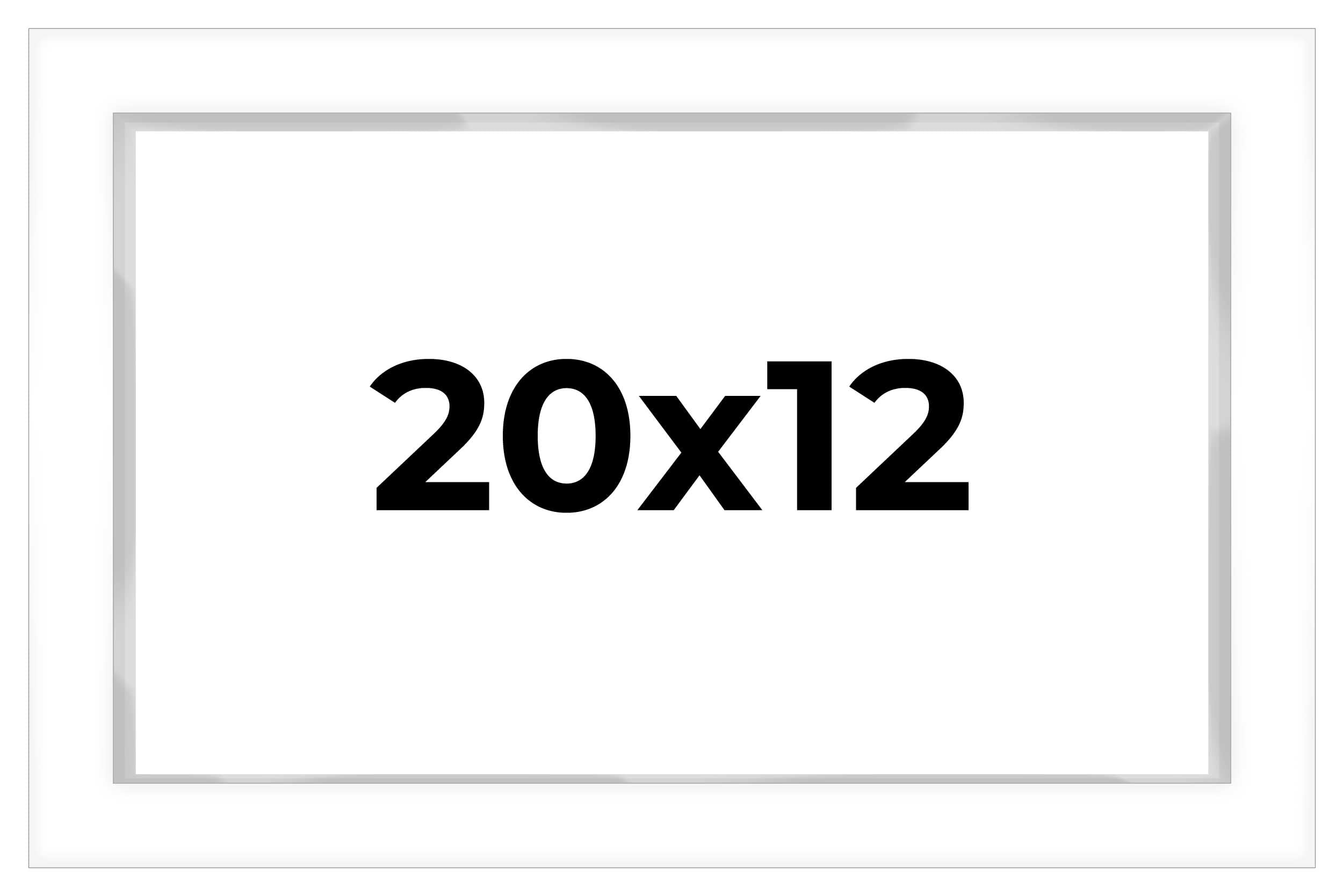 Amazon.co.jp: 20 x 12インチ シャドウボックス ホワイトディスプレイ