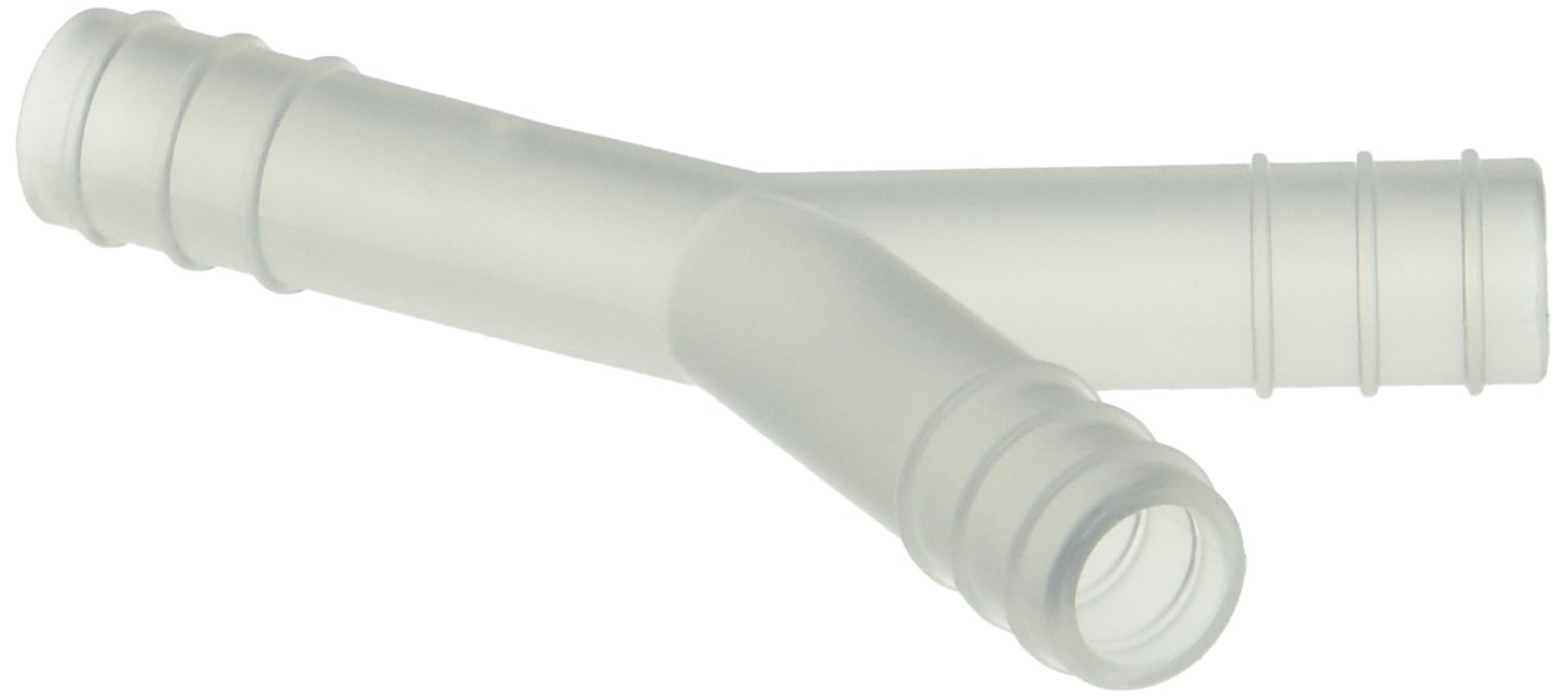 Kartell 222585 Polypropylene Y-Shaped Tubing Connector for 12mm Tubing ID (Case of 100)