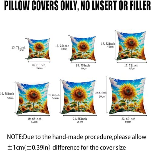 Housse coussin 70x70 automne en velours imperméable lot de 2 - 6