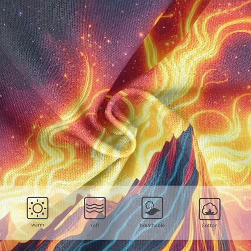 Fiery Mountain Girl Panties Cute Toddler Girls Underwear Cotton Personalized Kids Briefs Undies 2t3