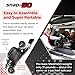 SNAPnGO Three Wheel Portable Mobility Adult Scooter - Aircraft-Grade Aluminum Frame for Top Speeds of 5mph and 13-Mile Range - Folding Feature, 250W Motor, Quick Charge 36V Lightweight Battery
