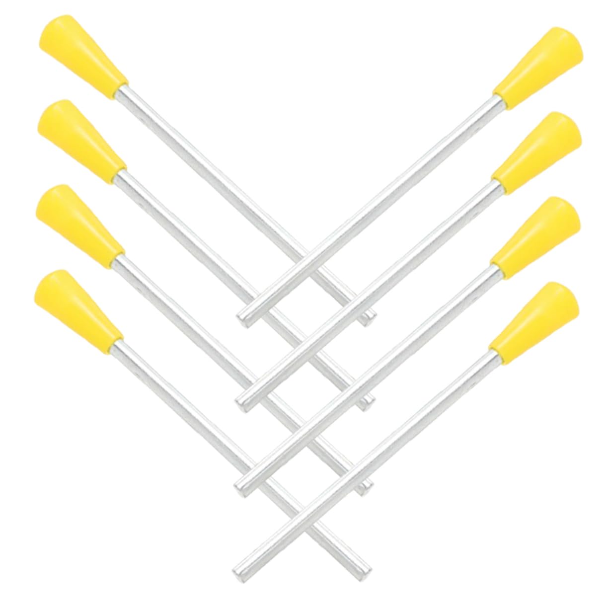 FAVOMOTO Performance Triangle Iron Stick Set 8pcs Professional Boys and Girls Percussion Tools