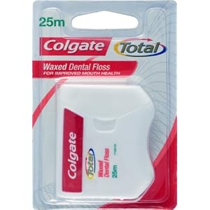 Colgate Waxed Dental Floss, 50m
