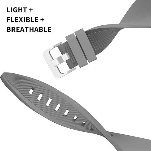 Miniatura 4 de for Samsung Galaxy Watch 3 45mm Bands, Soft Silicone 22mm Replacement Sport Wristbands for Samsung Gear S3 Frontier S3 ClassicGalaxy Watch 46mm