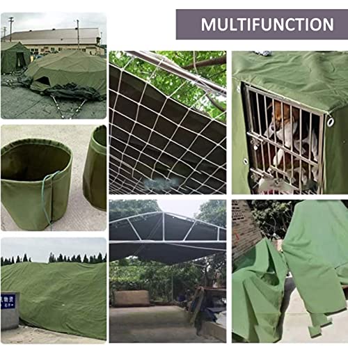 Bâche de jardin imperméable toile verte 1,8x3,6m bâche caravane