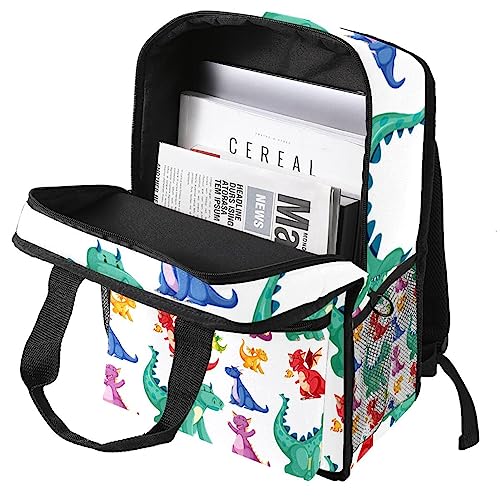 Sac à dos dinosaure pour garçons multicolore 35cm idéal pour l'école - 3