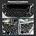 uxcell 34pcs 80mil 36sqft Car Sound Deadener Heat Insulation Mat Butyl Pad Damping Self Adhesive Deadening Material Roof Floor Sound Barrier Black