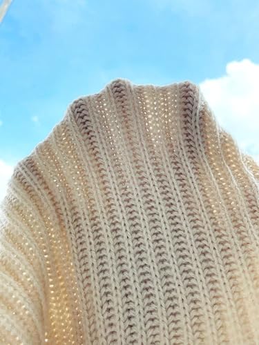 Image of WDIRARA Women's Ribbed Knit Open Front Crop Cardigan Drop Shoulder Long Sleeve Sweater Tops