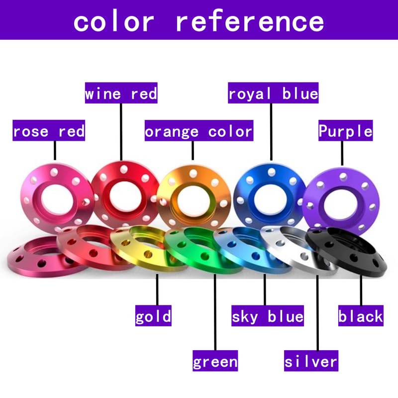 6063-T6 Hard Aluminum Alloy Eight Hole Washers 10 Pieces Car and Motorcycle Decorative Washers Flange Hexagon Washers Fender Washers License Plate Washers M6 M8 ?Orange Color, M8=10pcs?