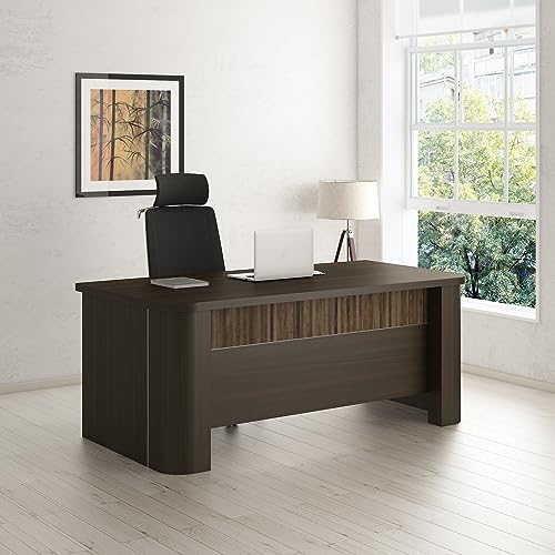 SPACEWOOD Prestige DESKING Office Table 1800(W) X 900(D) X 750(H) - FUMED Oak-
