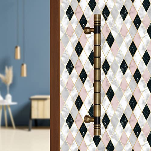 Image of Cabana Homes (49 inch x 18 inch, 1 Roll) (6 sq.ft) Marble High Gloss Vinyl Self Adhesive Wallpaper,Furniture Film
