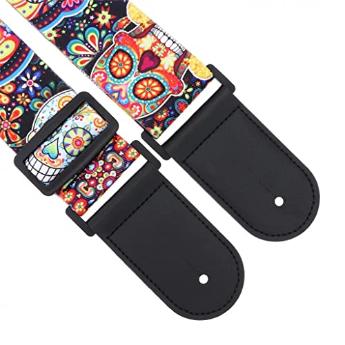 CZDYUF Sangles de Guitare d’impression Motif avec Puce Cuir se termine 5cm de Large de Largeur 110-150cm de Longueur for la Basse Guitare - Les Beatles, Paul McCartney, John Lennon, RIngo Starr, George Harrison CZDYUF Sangles de Guitare d'impression Motif avec Puce Cuir se termine 5cm de Large de Largeur 110-150cm de Longueur for la Basse Guitare – Image 7